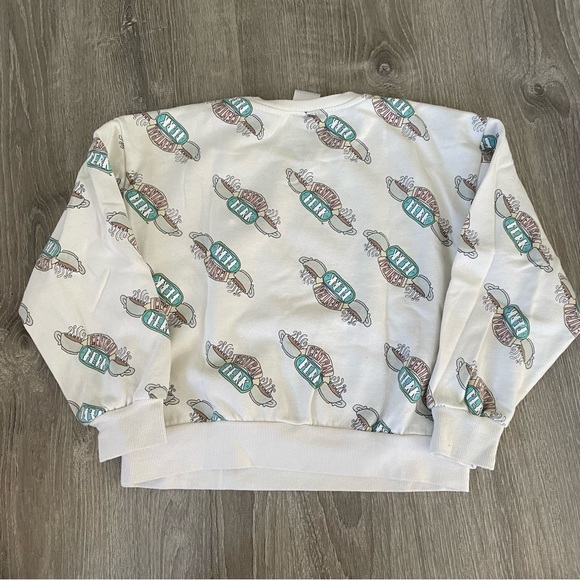 Friends TV Show Central Perk Kids Crewneck Sweatshirt Size Medium 10/12 - Picture 4 of 4